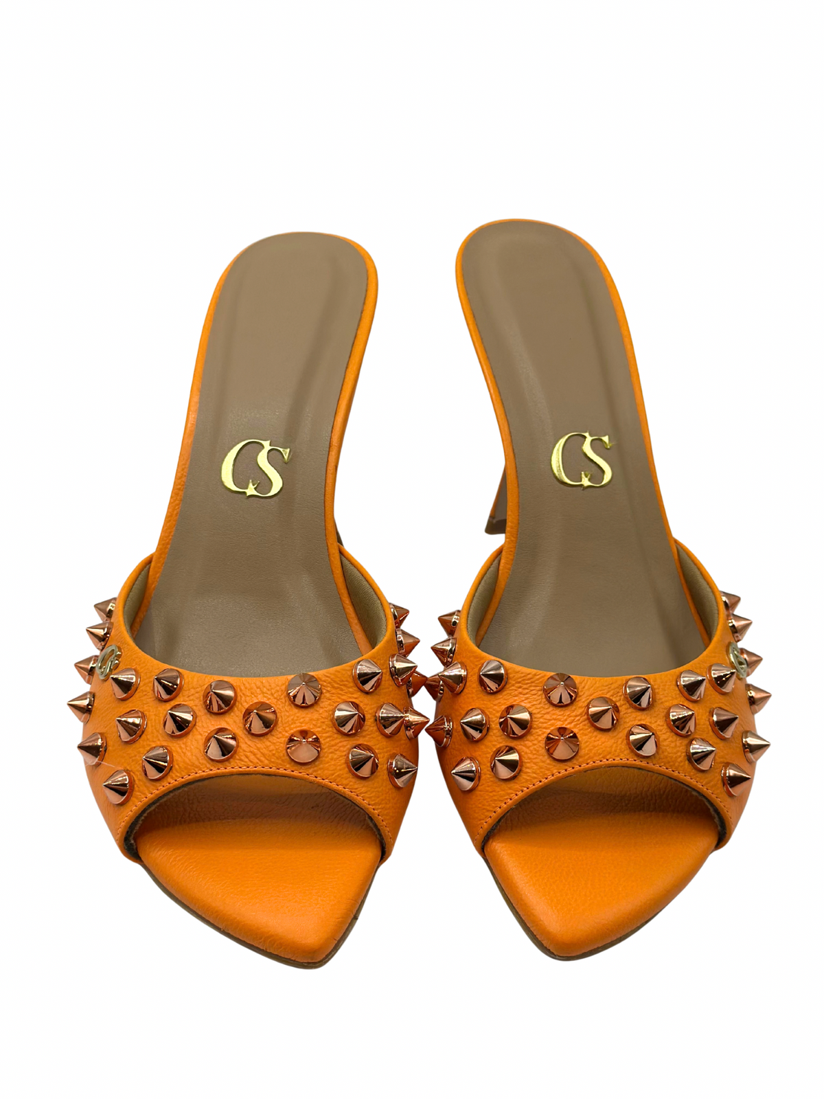 Sandalias Naranjas Carmen Steffens (38)