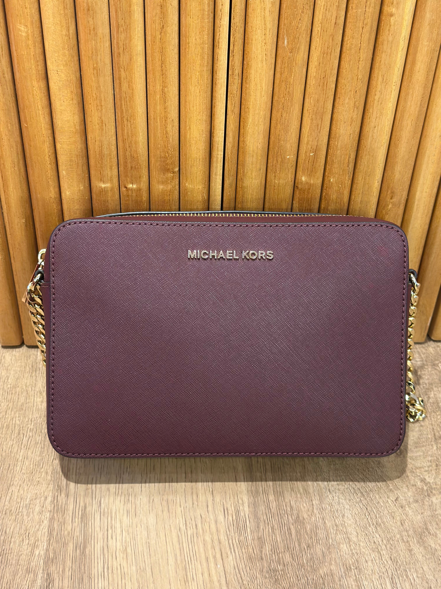 Bandolera Bordó Michael Kors Jet Set
