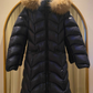 Campera Acolchada Azul Moncler (Talle XS)