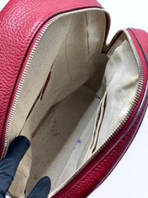 Mochila Gucci Soho Chain Backpack Red