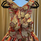 Vestido Coral con Apliques Florencia Soerensen (XS)