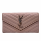 Billetera Rosada YSL Con Detalles