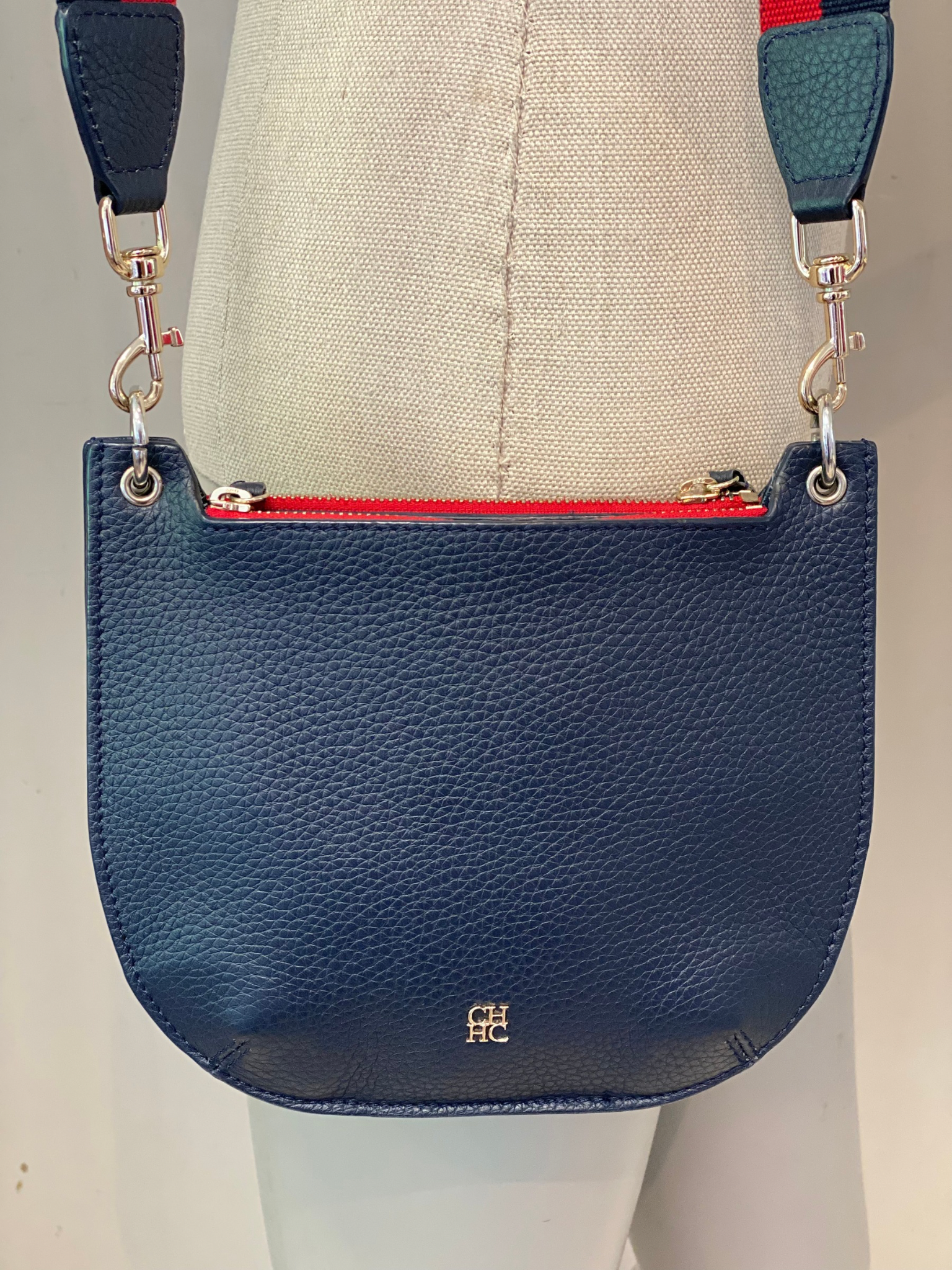 Bandolera Azul Carolina Herrera