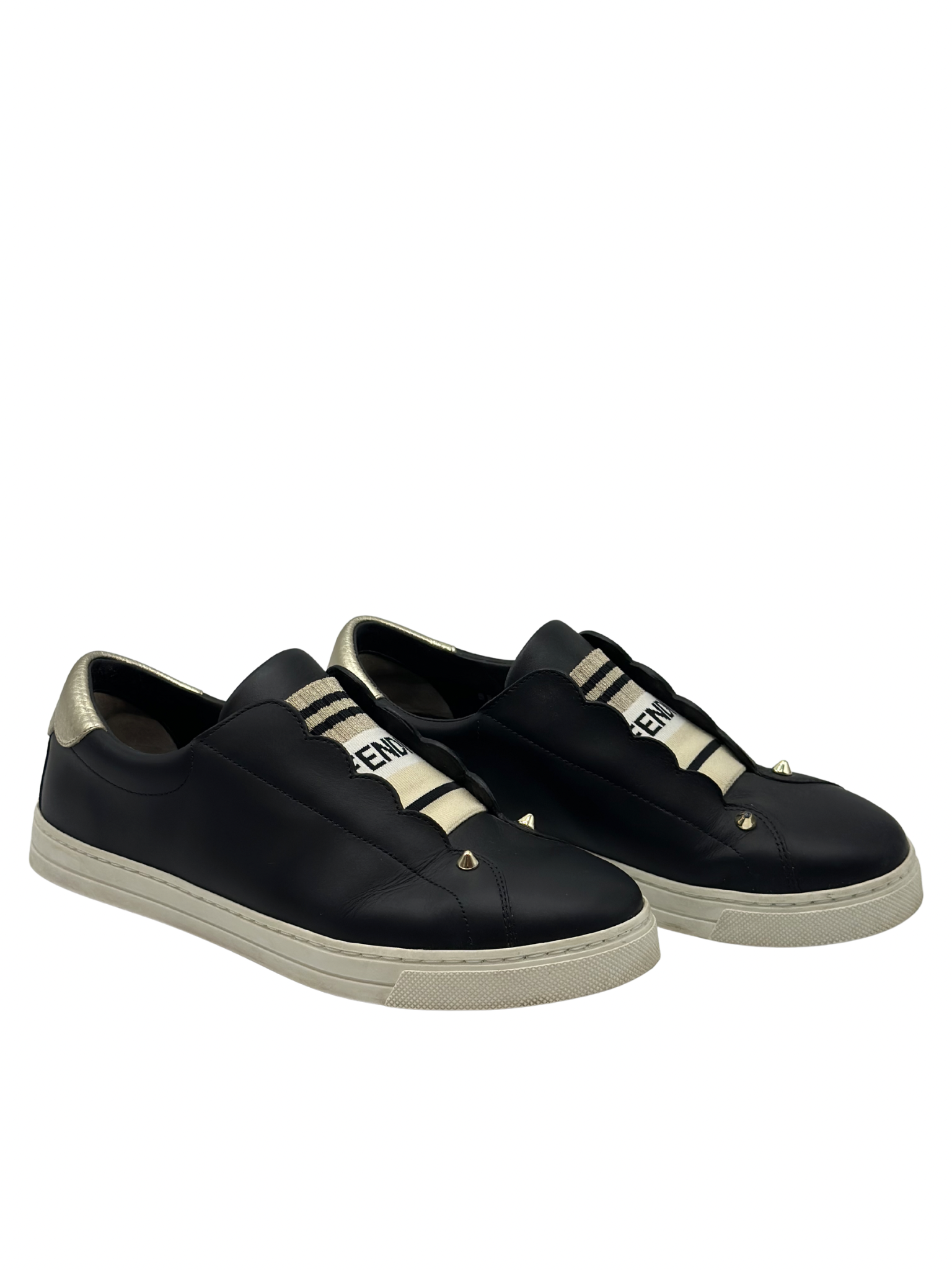 Alpargatas Negras Fendi Rockoclick (38)