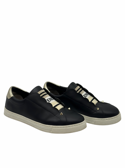 Alpargatas Negras Fendi Rockoclick (38)