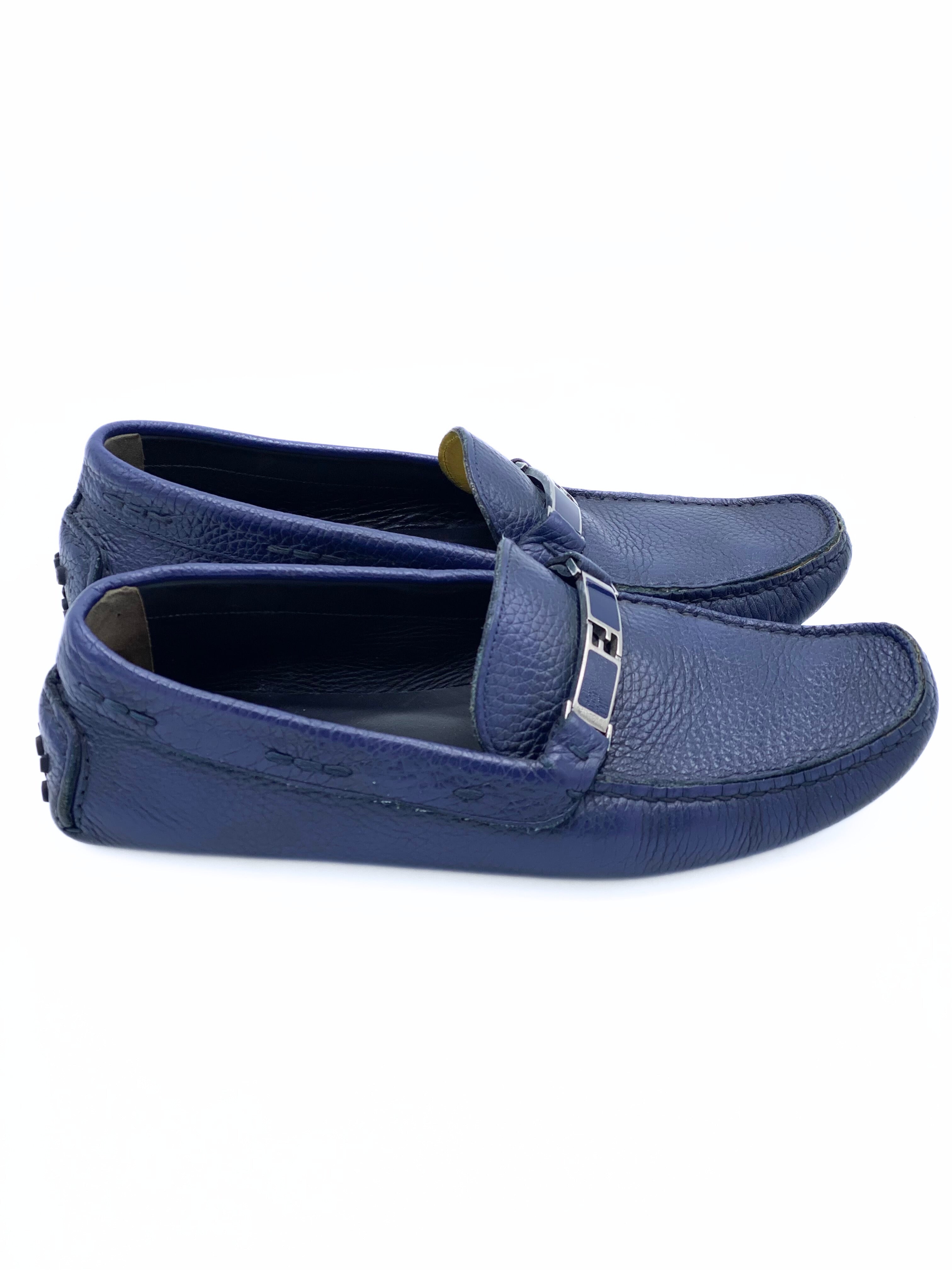 Loafers Fendi Navy (US 42)