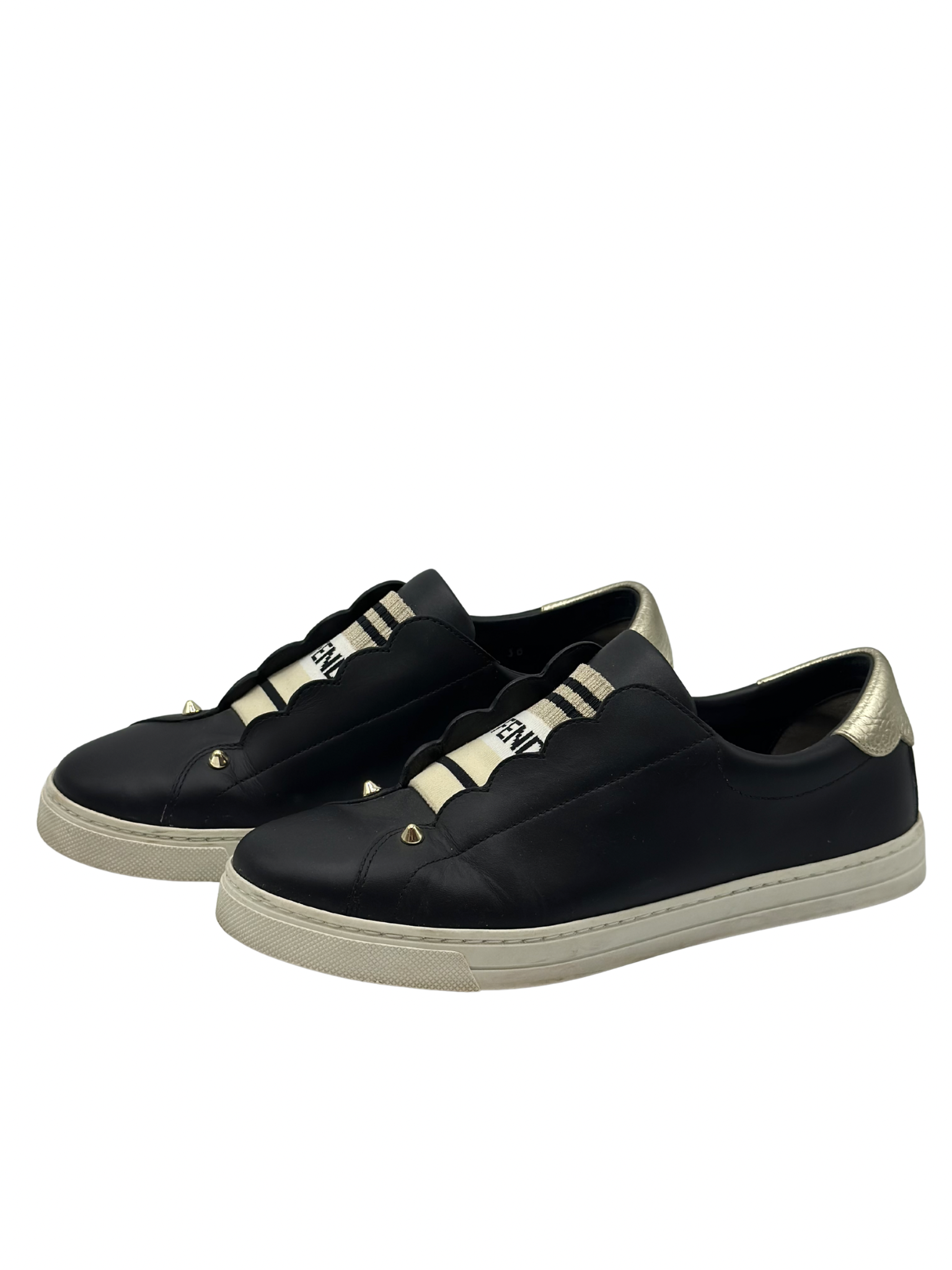 Alpargatas Negras Fendi Rockoclick (38)