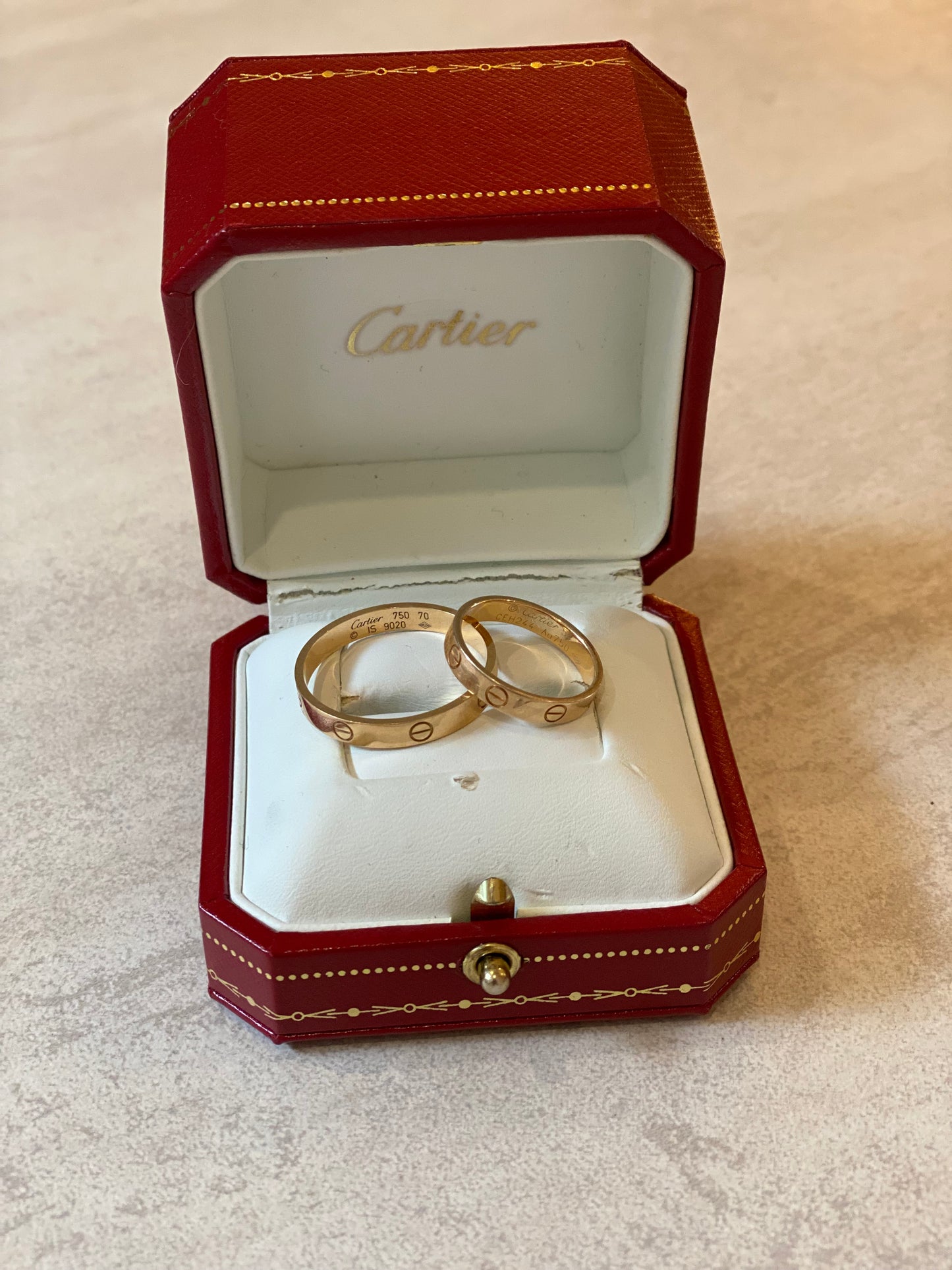 Alianzas Cartier Love 18k