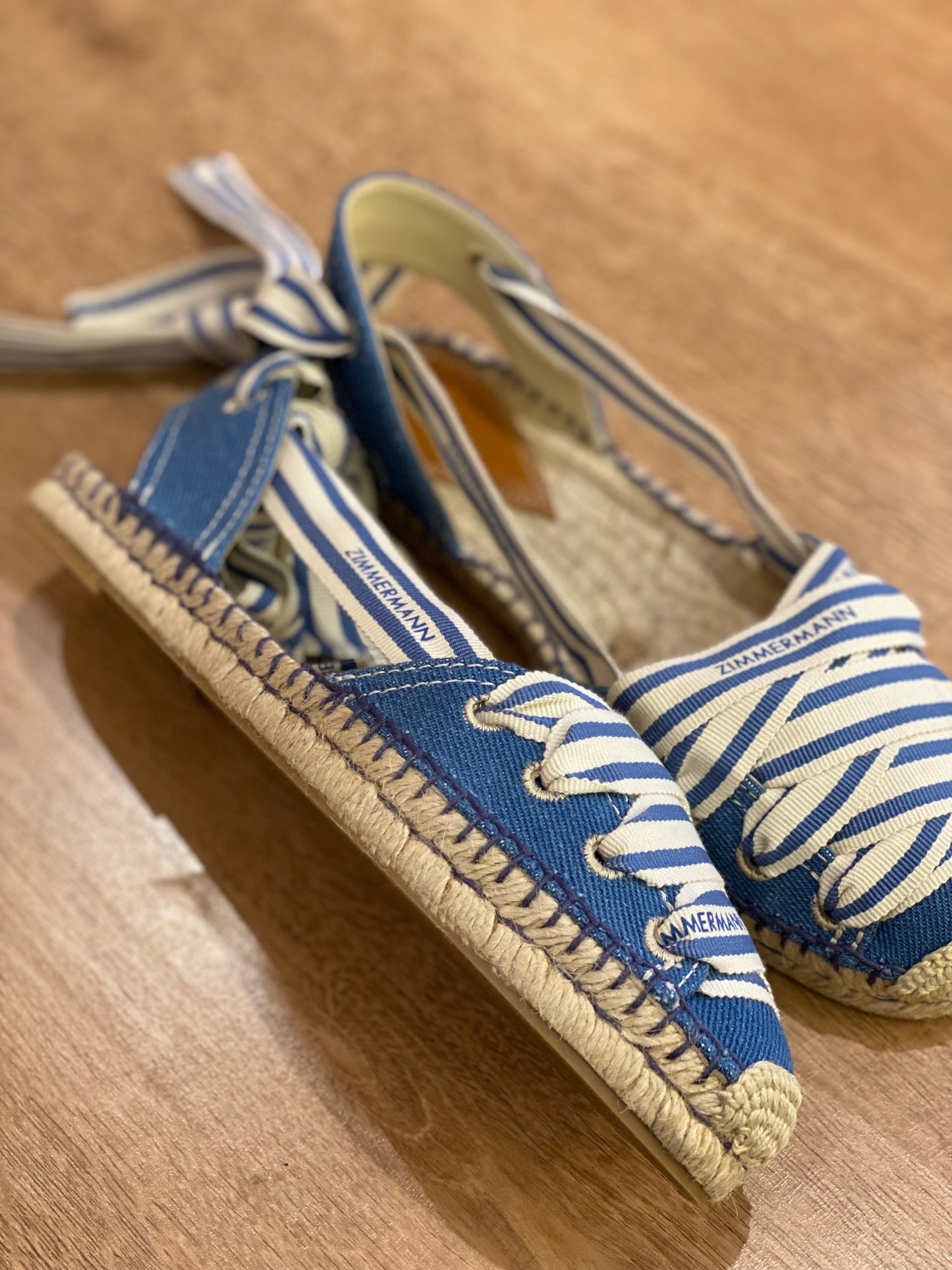 Espadrille Zimmermann Sol Denim Nueva (37)