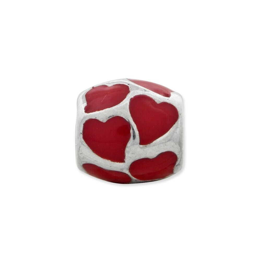 Charm Pandora Enamel Heart Red