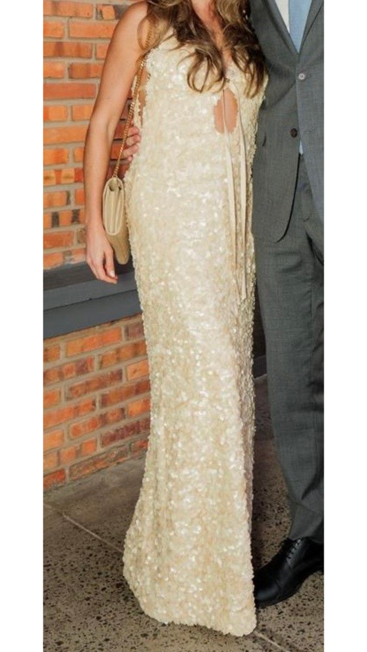 Vestido con Lentejuelas Casa Cataldi (S)