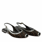 Sandalias Fendi Zucca Slingback (39.5)