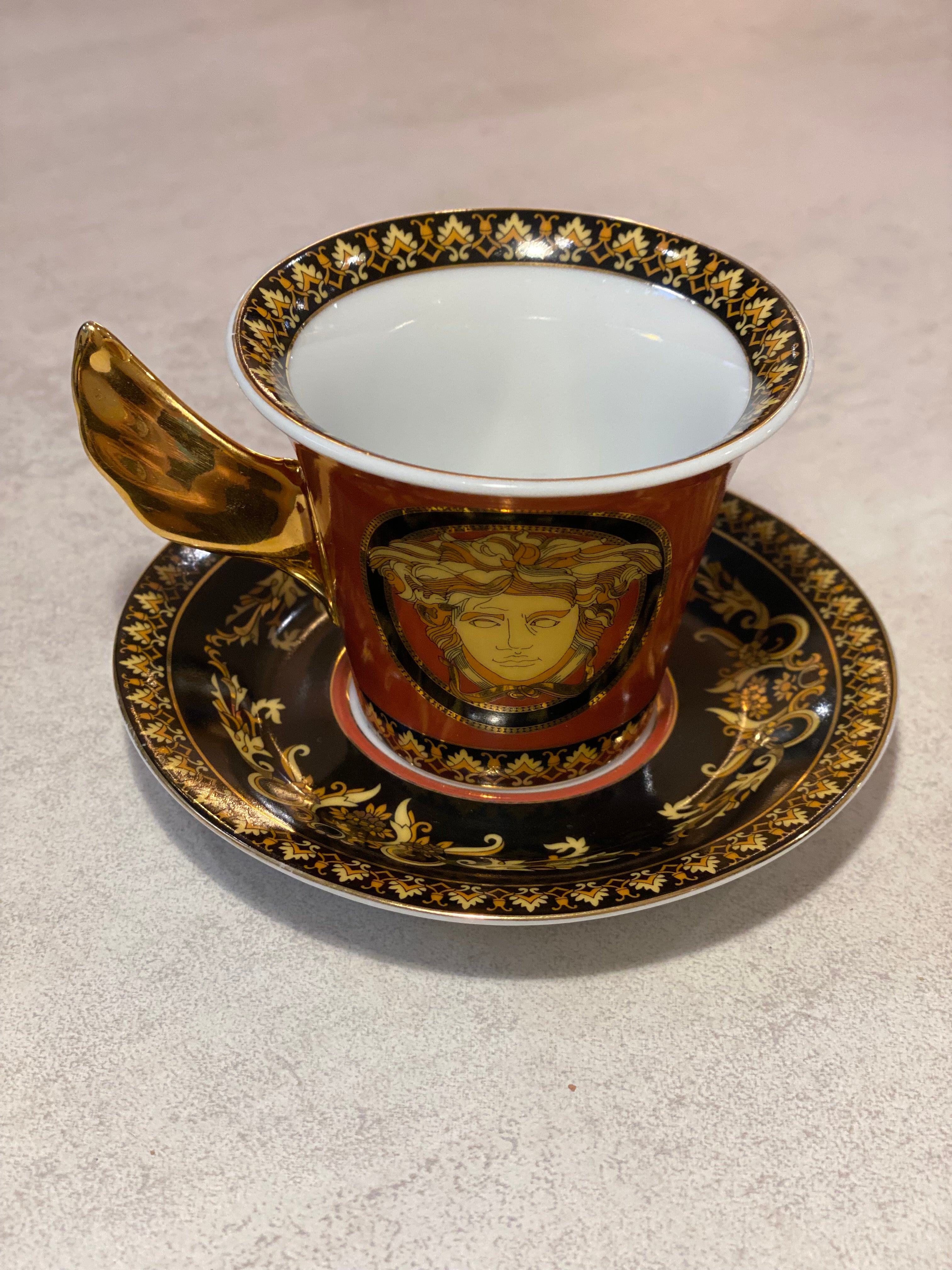 Juego de Té Porcelana Rosenthal x Versace Medusa