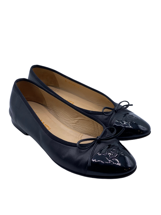 Chatita Bailarina Chanel Negra (38.5)