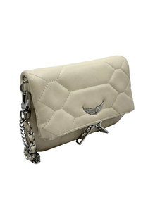 Bandolera Blanca Zadig & Voltaire Rock Nano