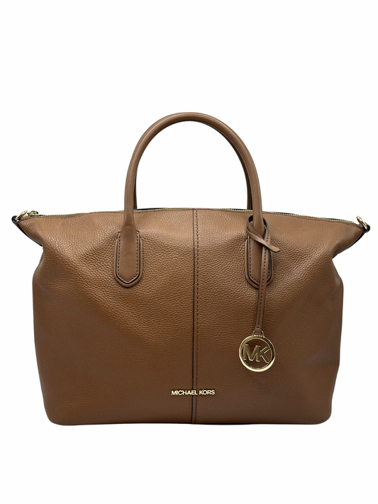 Cartera Marrón Michael Kors Hyde Large Satchel