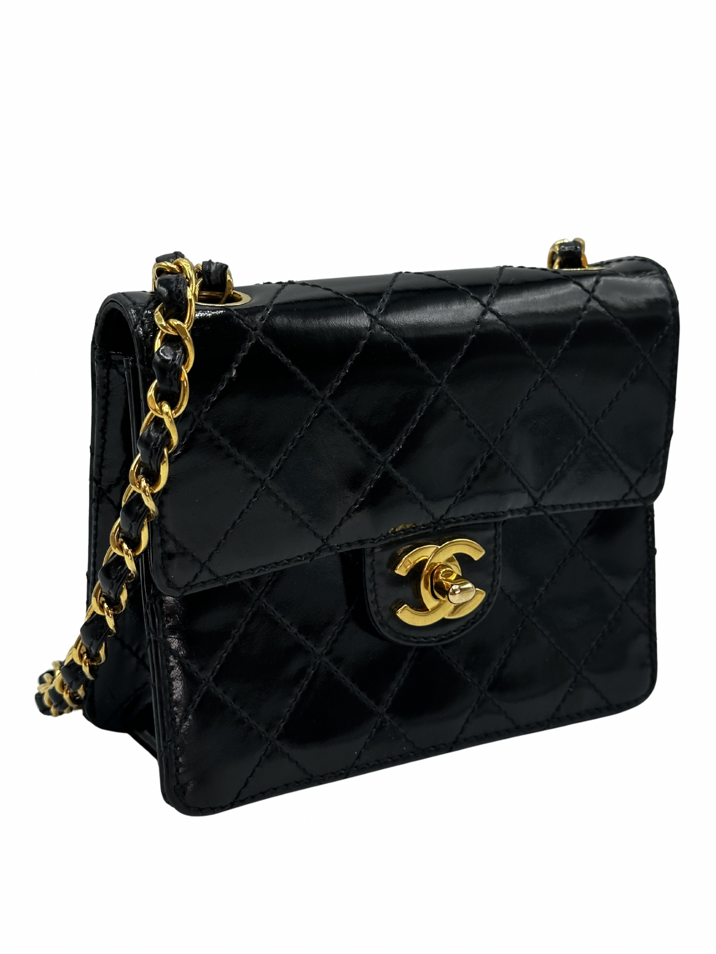 Mini Bandolera Chanel Vintage Square Classic Single Flap
