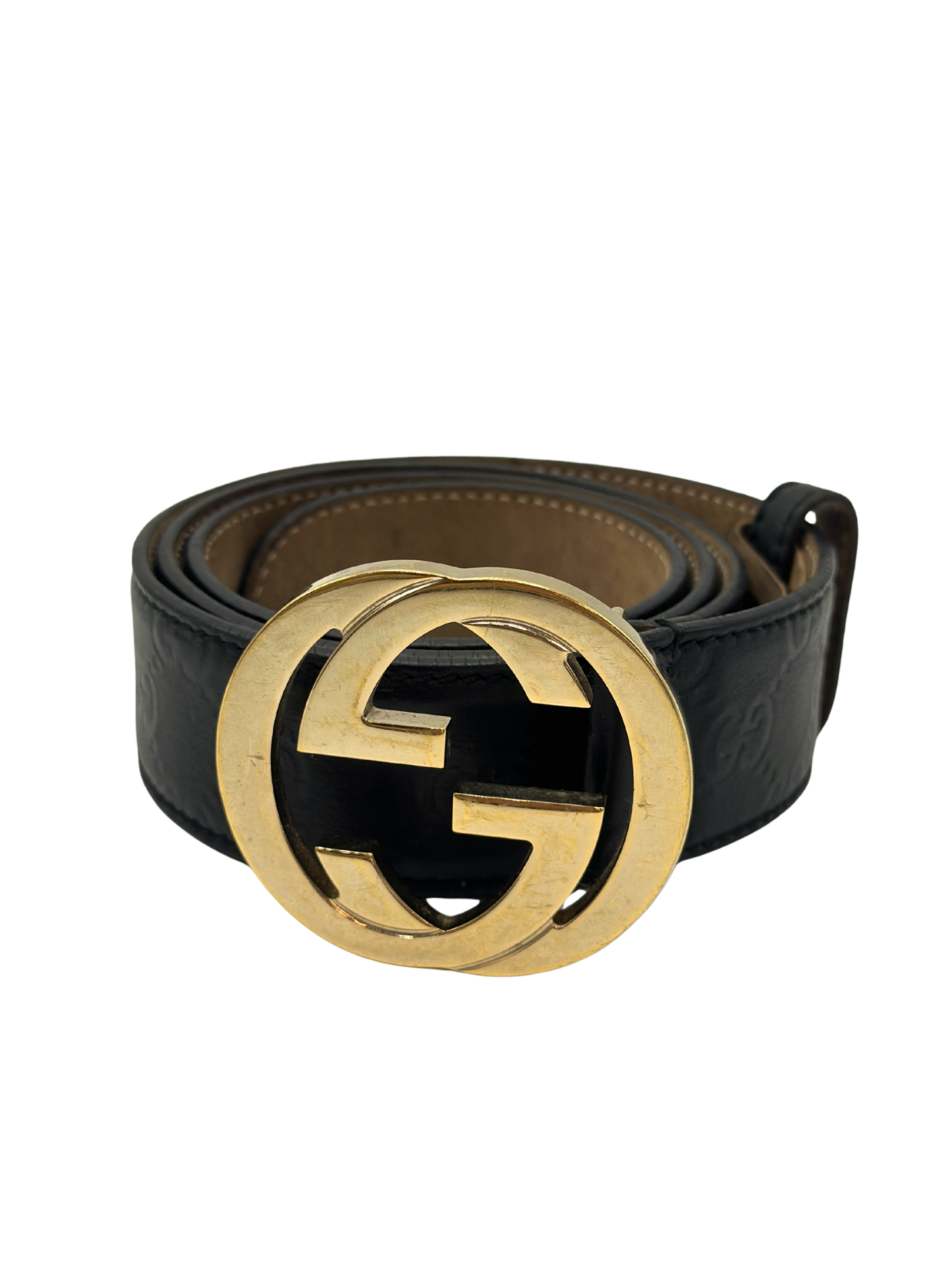 Cinto Gucci con Hebilla Entrelazada GG