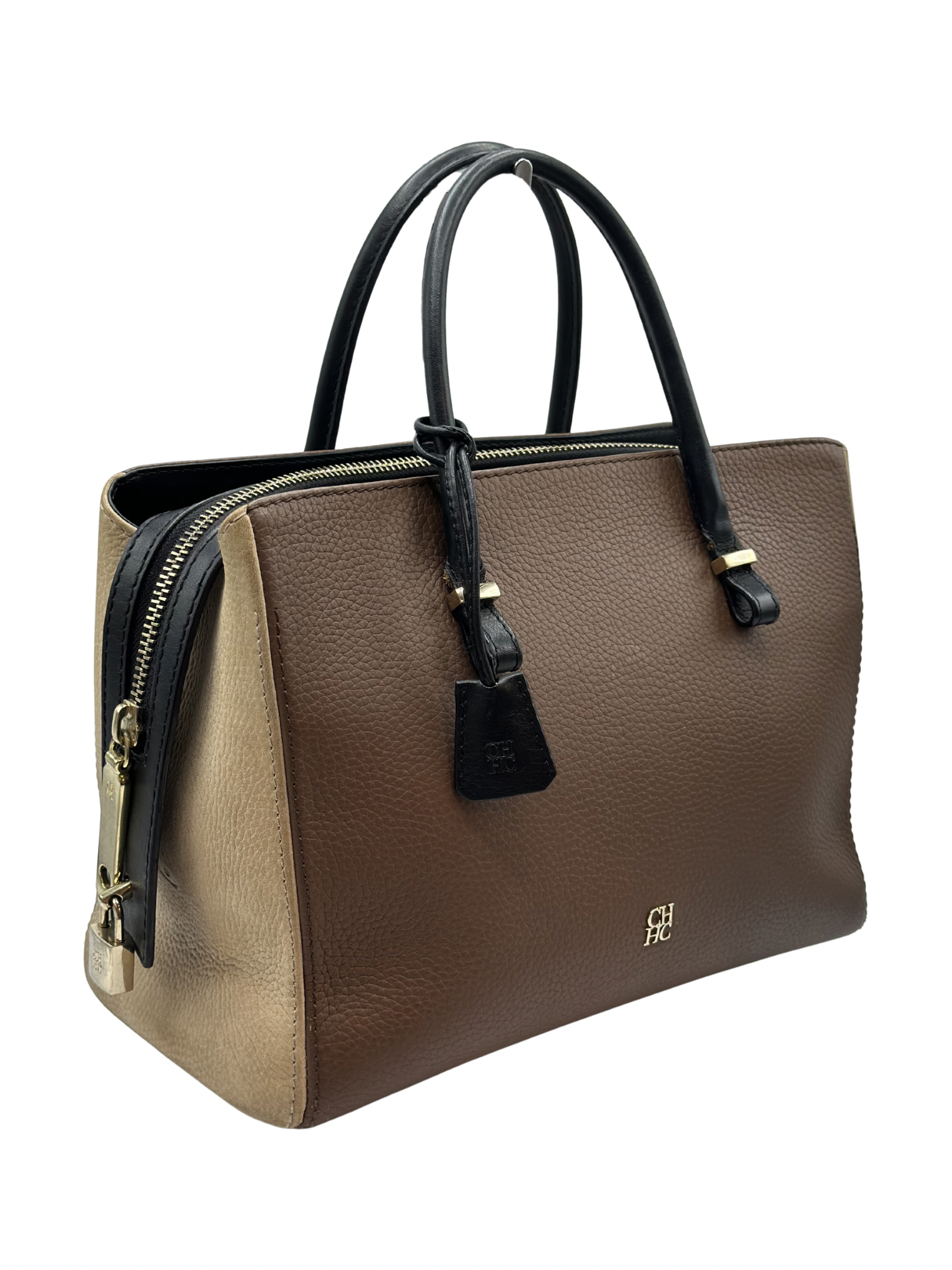 Cartera de Mano Carolina Herrera Bicolor