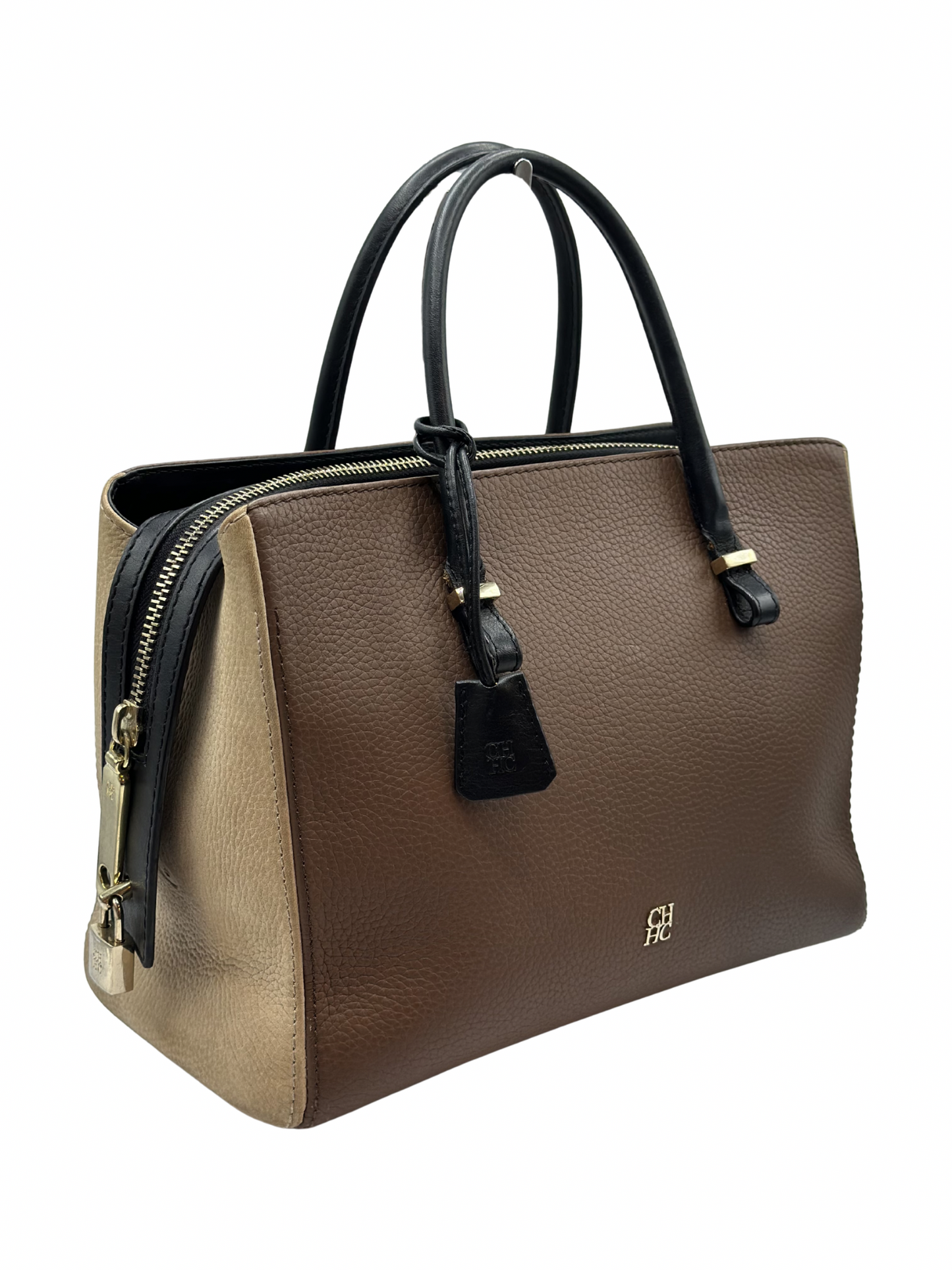 Cartera de Mano Carolina Herrera Bicolor