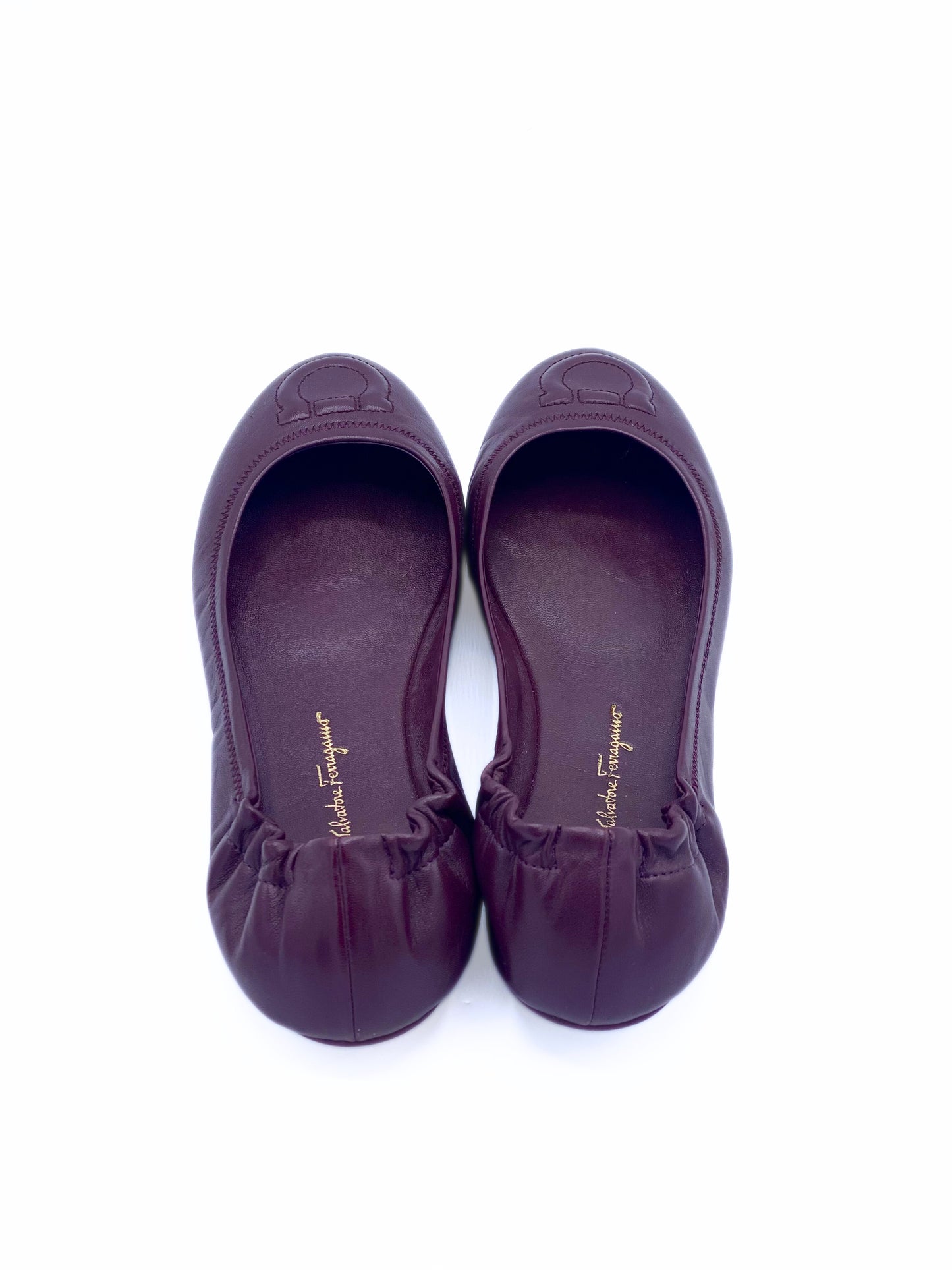 Chatita Salvatore Ferragamo Ballerina Wine (37.5)