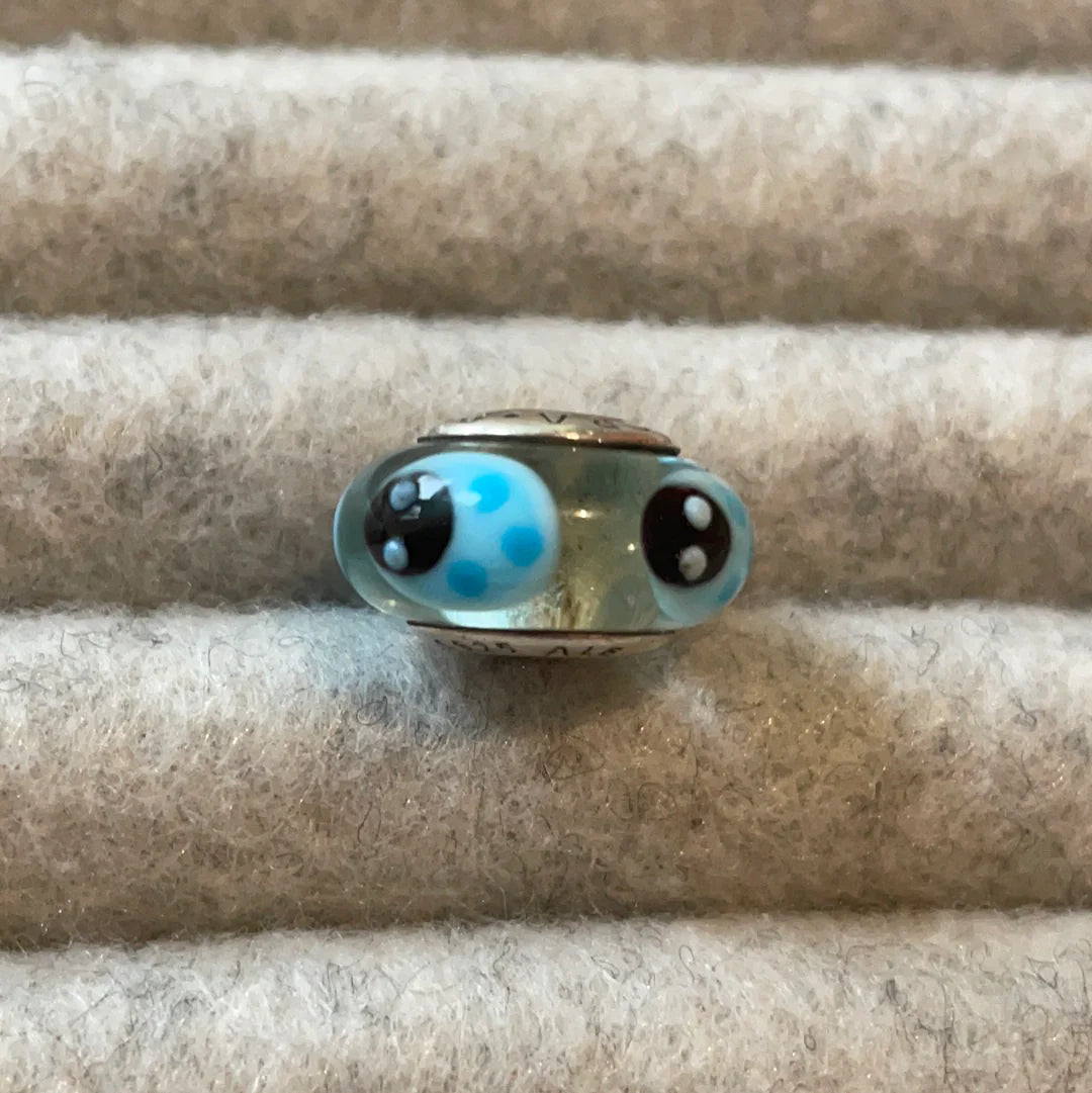 Charm Pandora Murano Sky Blue Ladybug