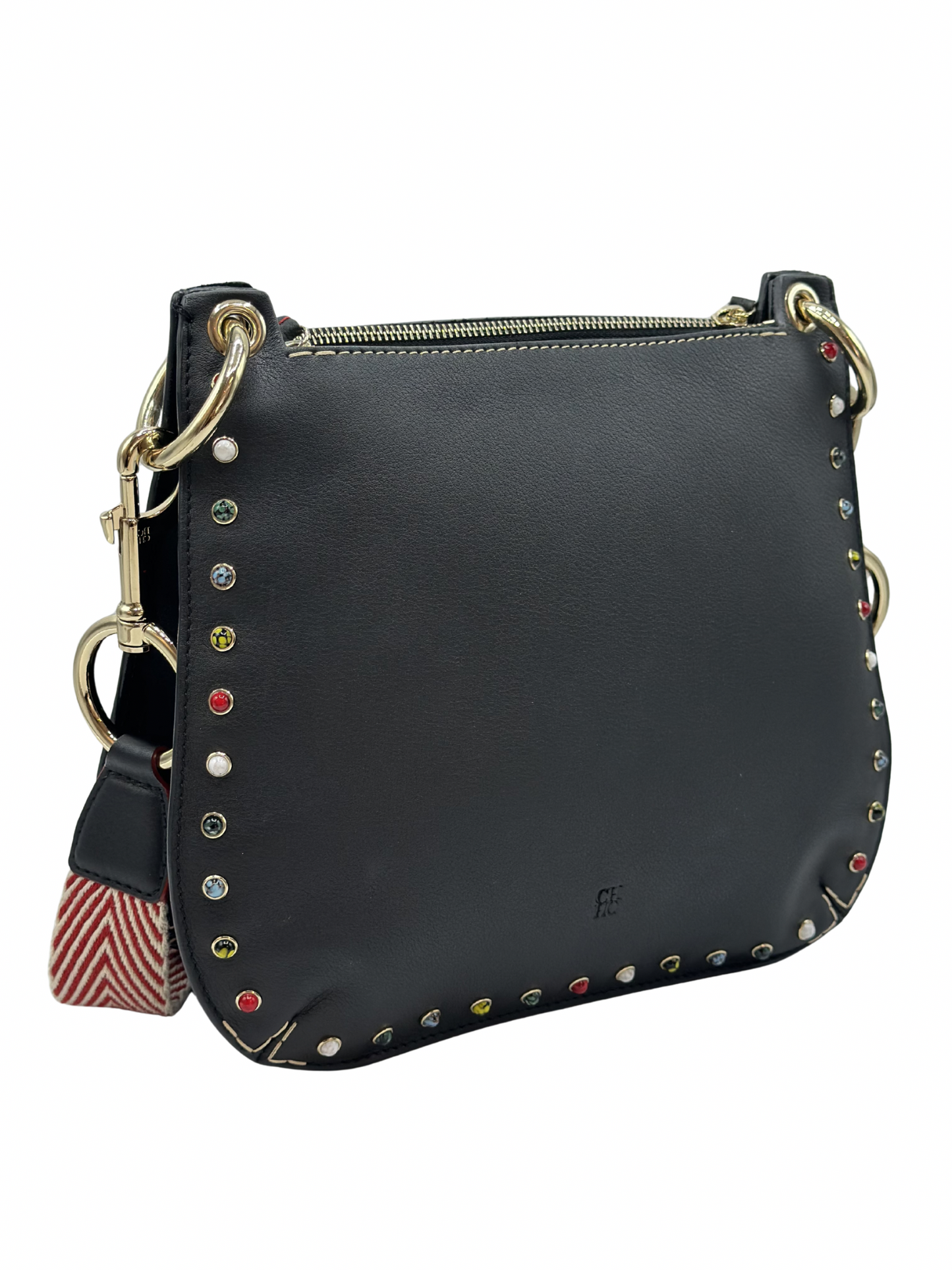 Bandolera Grande con Tachuelas Carolina Herrera