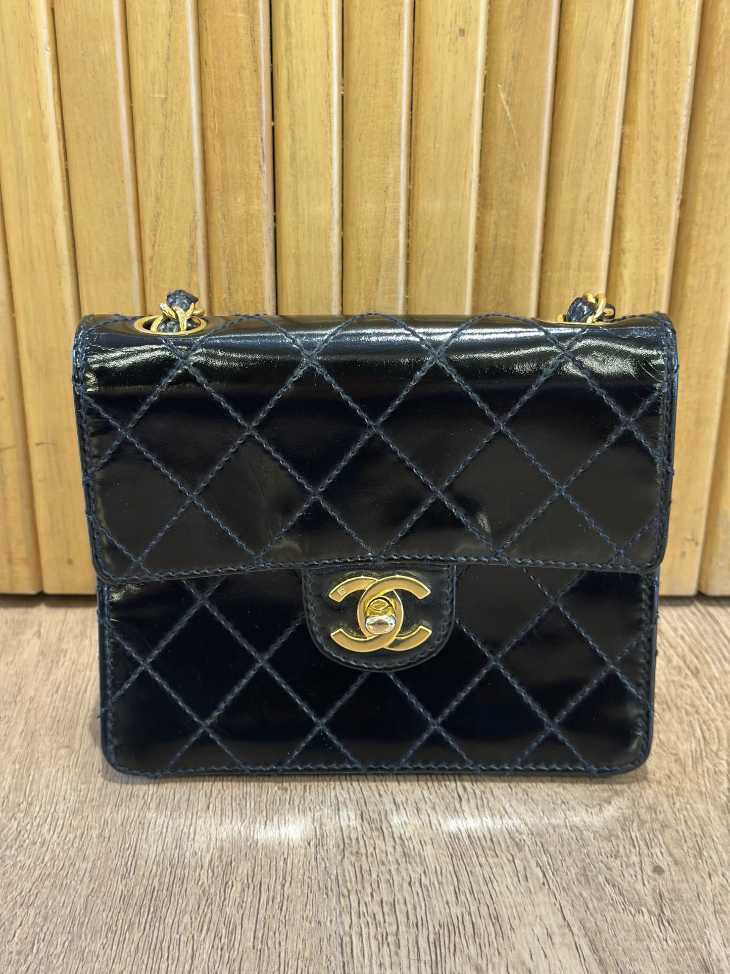 Mini Bandolera Chanel Vintage Square Classic Single Flap