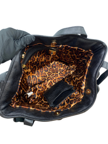 Cartera de Cuero Negra Carmen Steffens