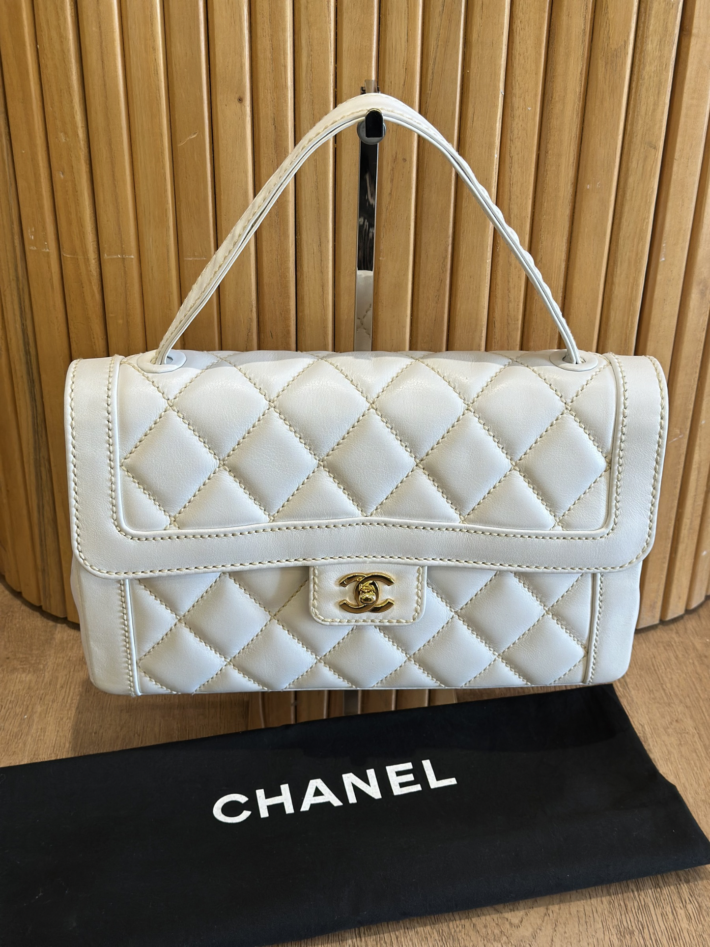 Bolso de Mano Chanel Wild Stitch Classic Flap