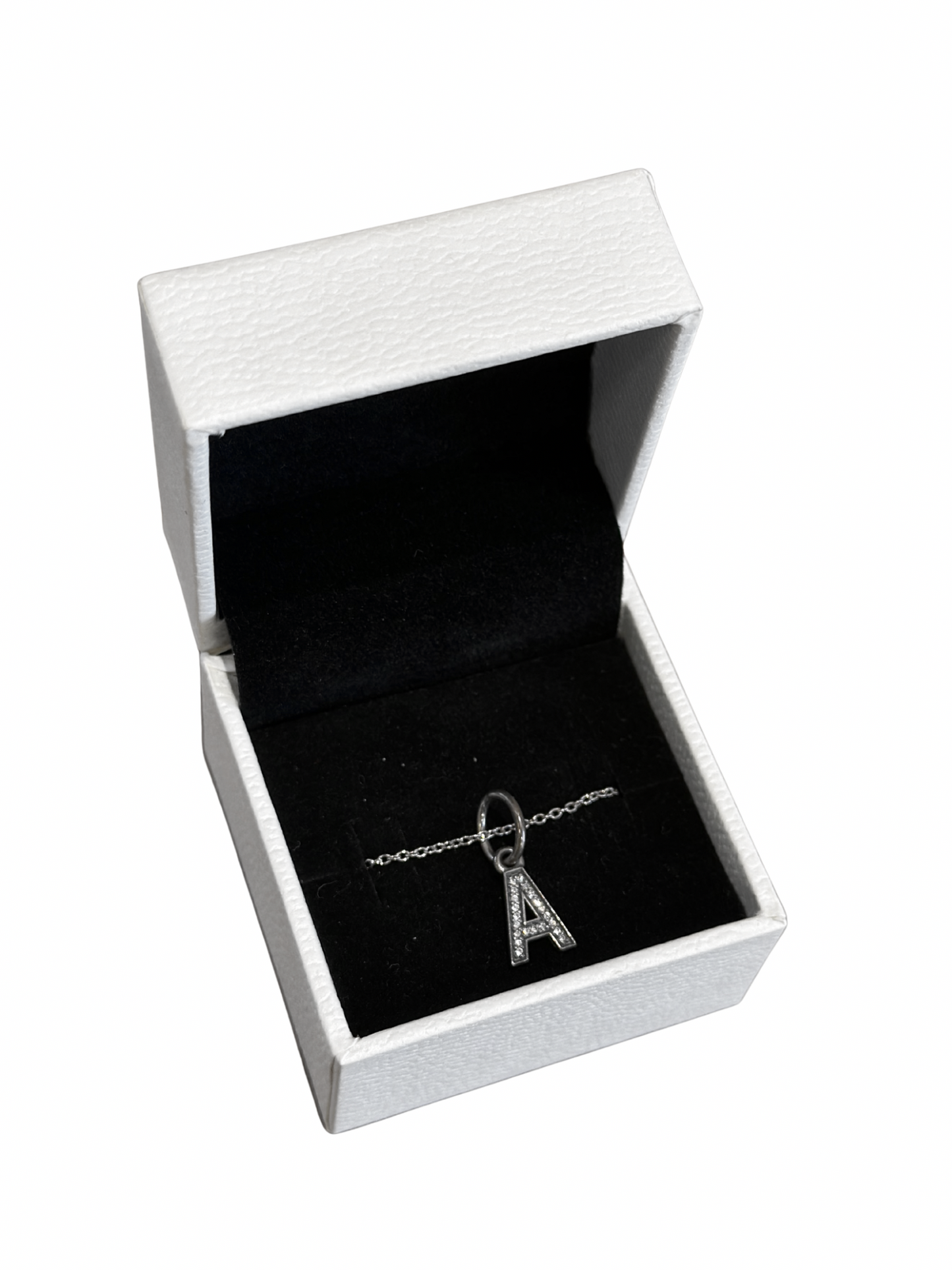 Collar con Charm Pandora ¨A¨