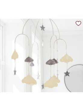Movil de Bebe Stars & Clouds Pottery Barn