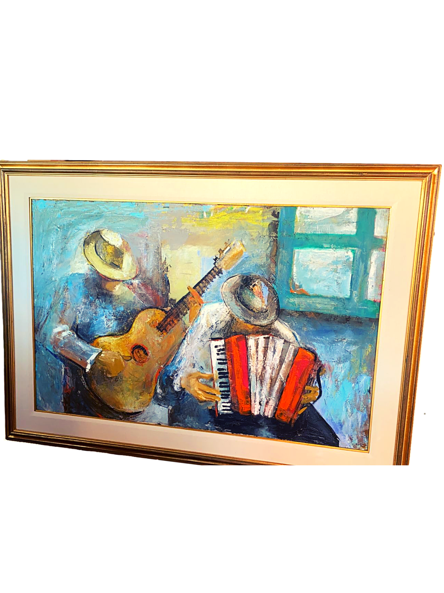 Cuadro "Musicos" Koki Ruiz 125 x 80 cm