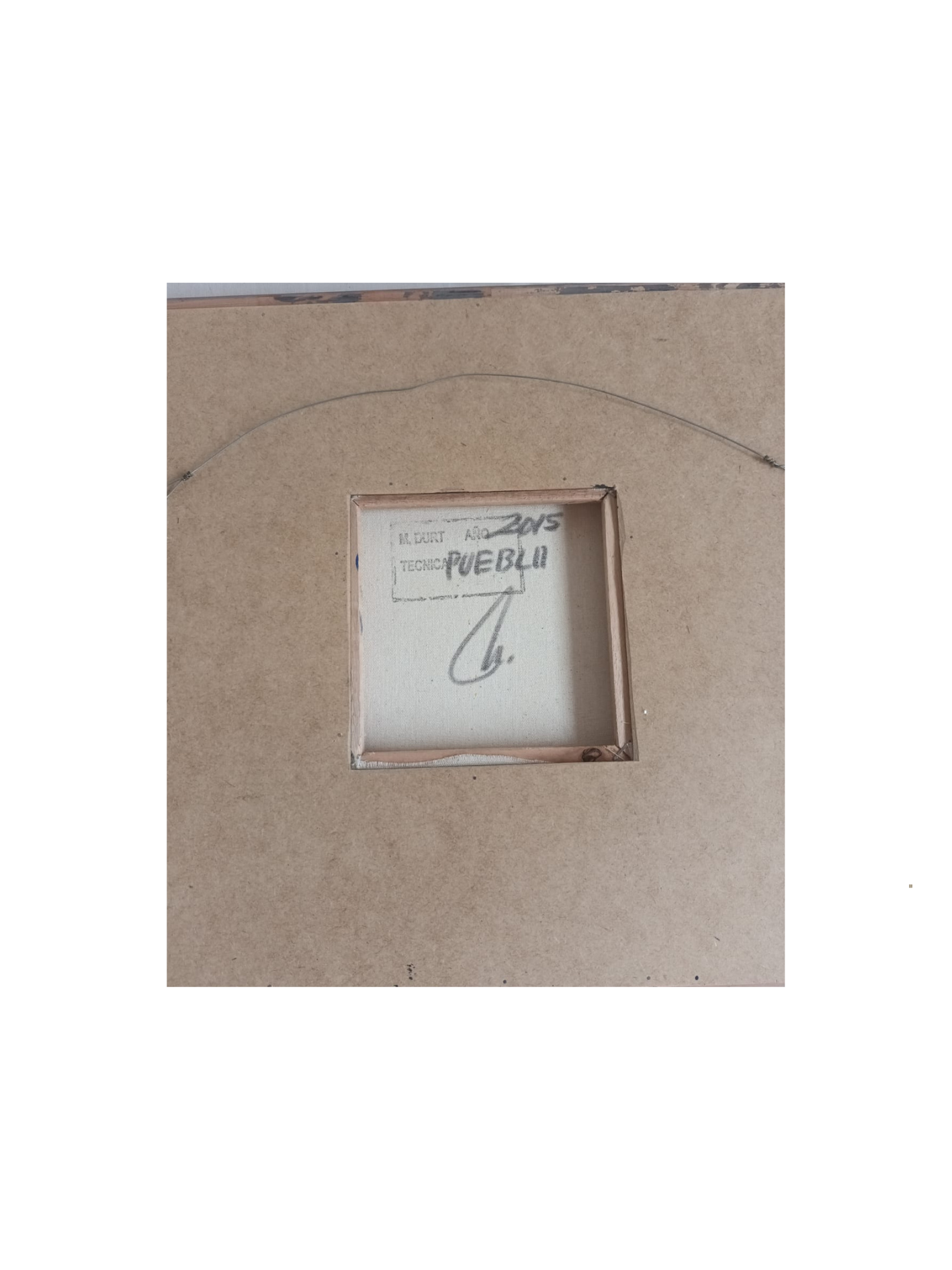 Cuadro de Burt 20 x 20 cm
