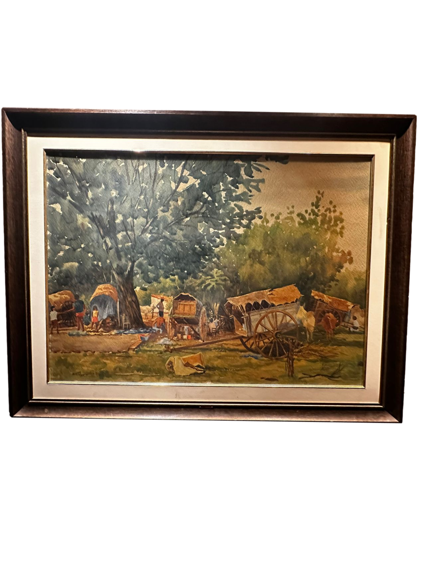Cuadro "El Rancho" de Emili Aparici 1 m x 71 cm