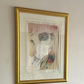 Cuadro "Mujer"  Litografía de Guillerme de Faria (Brasilero) 60 x 80 cm