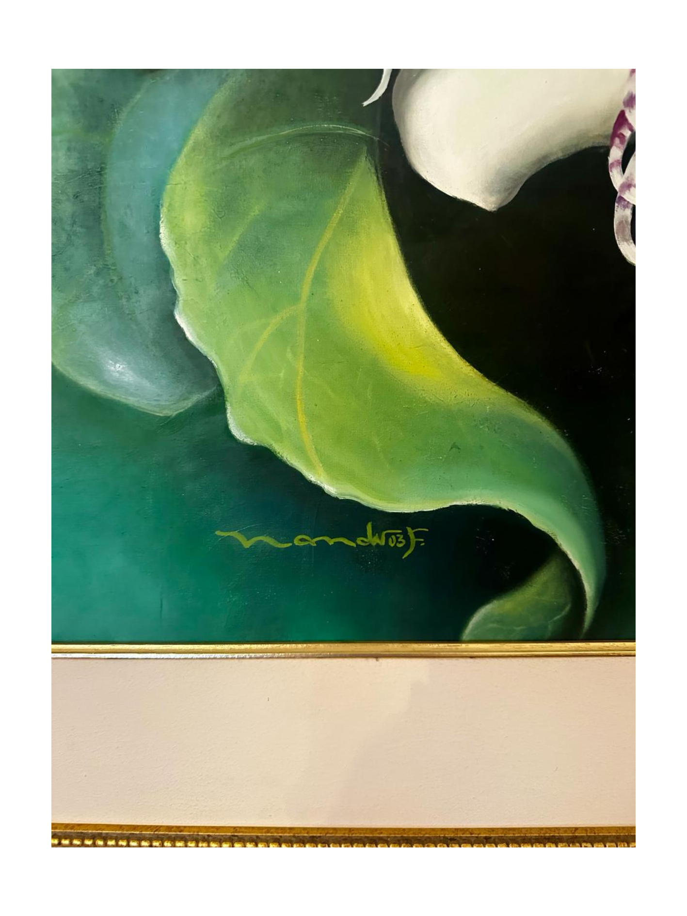 Cuadro "Flor de Murucuya" de Fernando Ferreira 1 m x 80 cm
