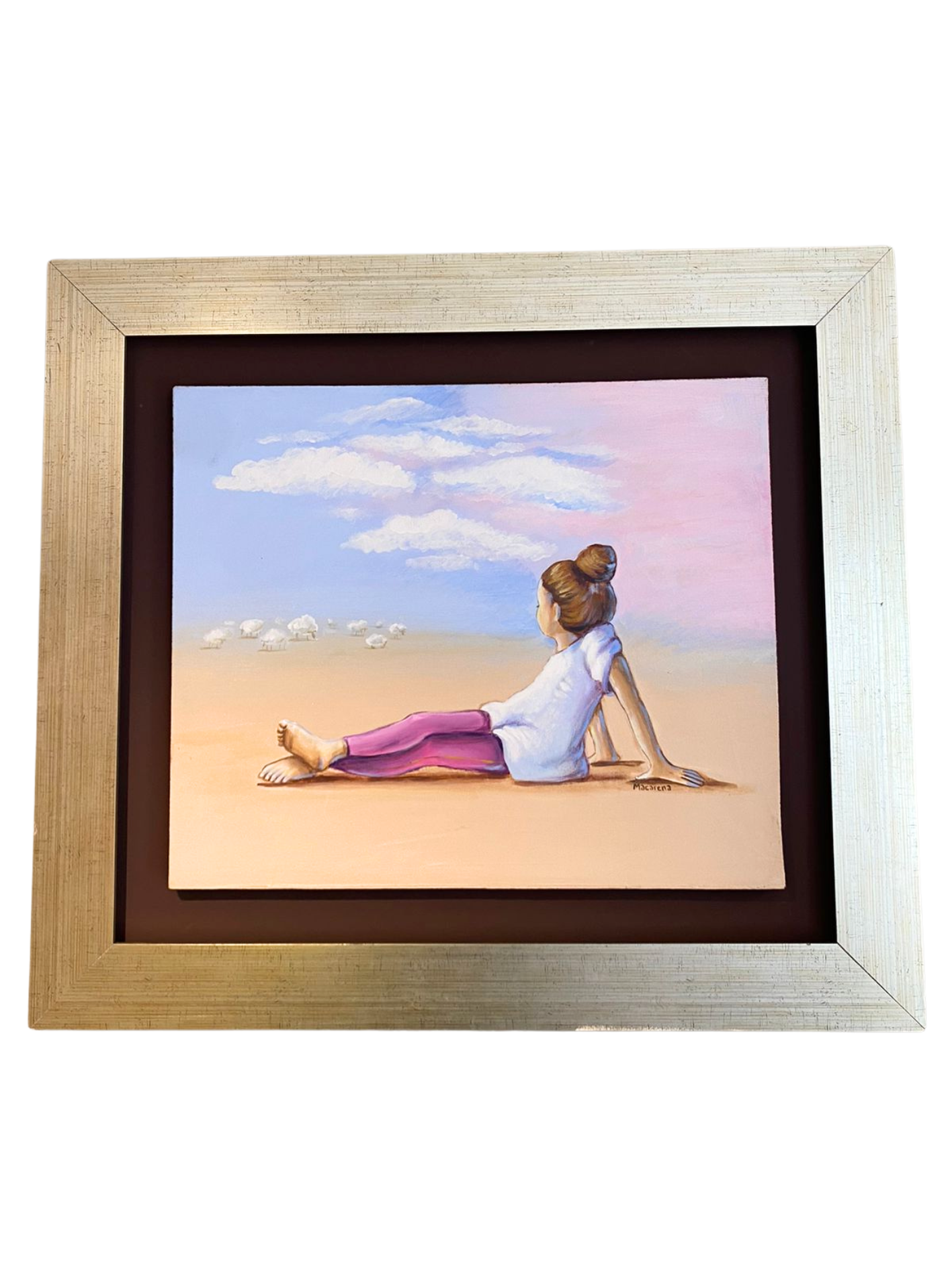 Cuadro "Niña" de Macarena Ruiz 60 x 50 cm