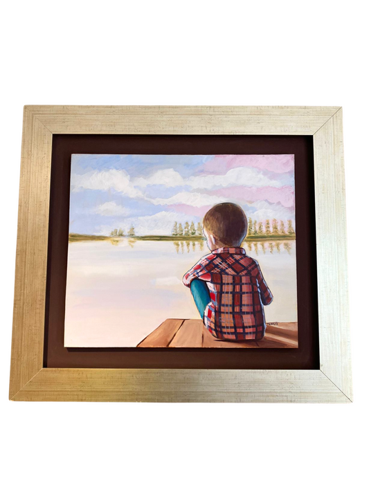 Cuadro "Niño" de Macarena Ruiz 60 x 50 cm