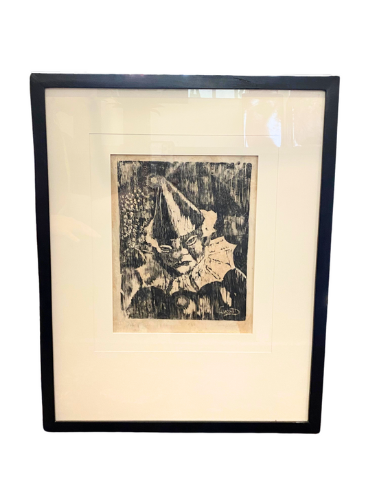 Cuadro "Pobre Payaso" de Leonor Cecotto 23 x 27 cm