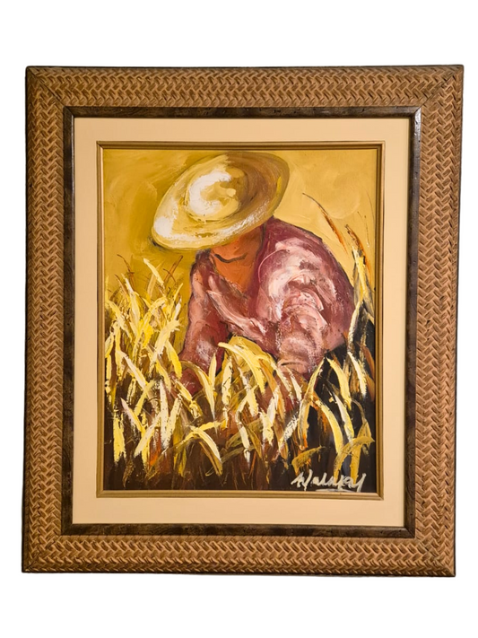 Cuadro "Cosechero" de Hilda Valenzano 40 x 50 cm