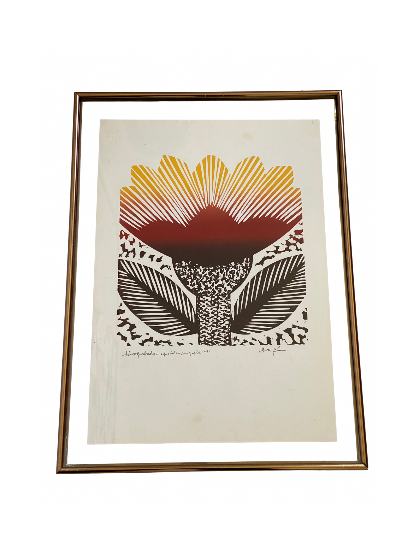 Cuadro “Serigrafía” de Edith Jimenez 33 x 47.5 cm.