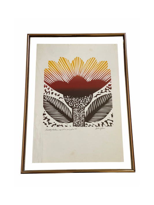 Cuadro “Serigrafía” de Edith Jimenez 33 x 47.5 cm.