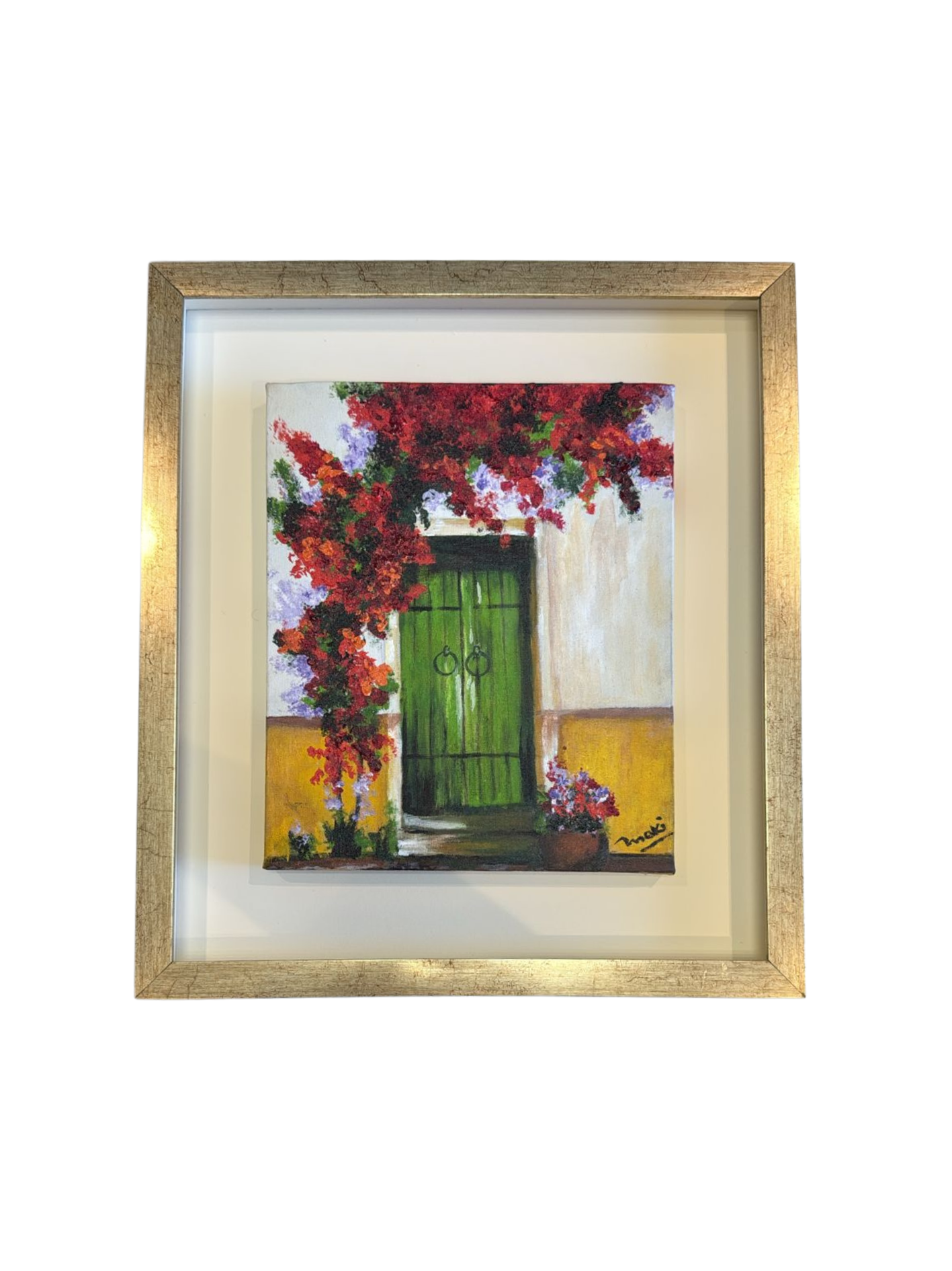 Cuadro "Puerta Verde" 25 x 29 cm.
