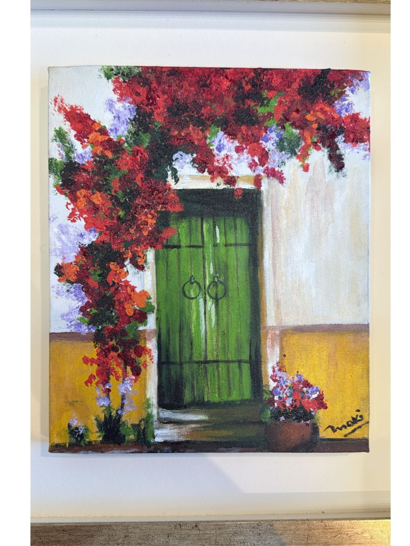 Cuadro "Puerta Verde" 25 x 29 cm.