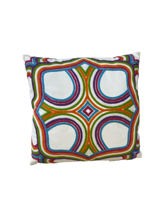 Almohadon Decorativo de Colores 15 x 15 cm.