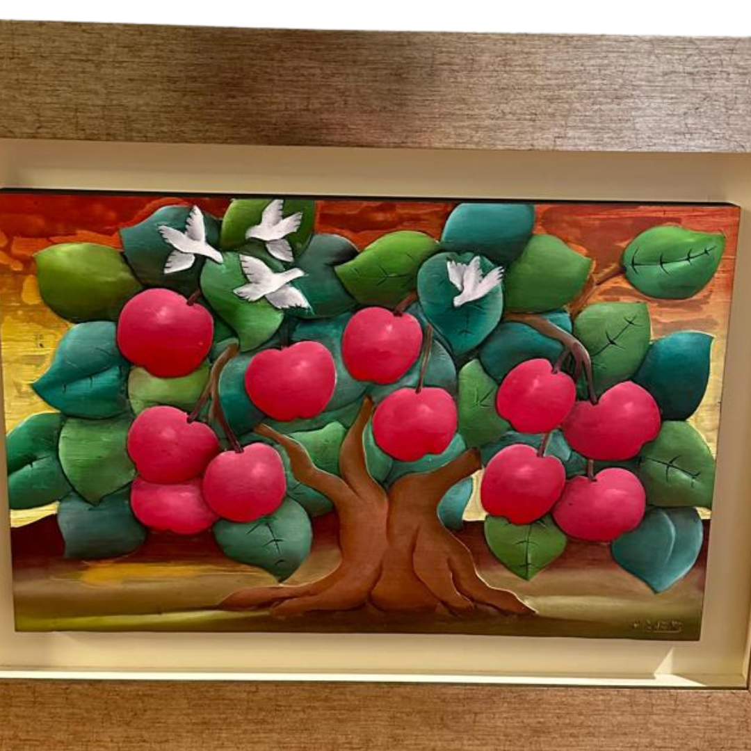 Cuadro Arbol de la vida, manzano de Andres Cañete 55 x 35 cm.