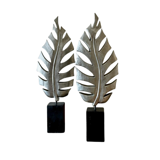 2 Grandes Hojas Decorativas Da Roberta 65 cm de alto.