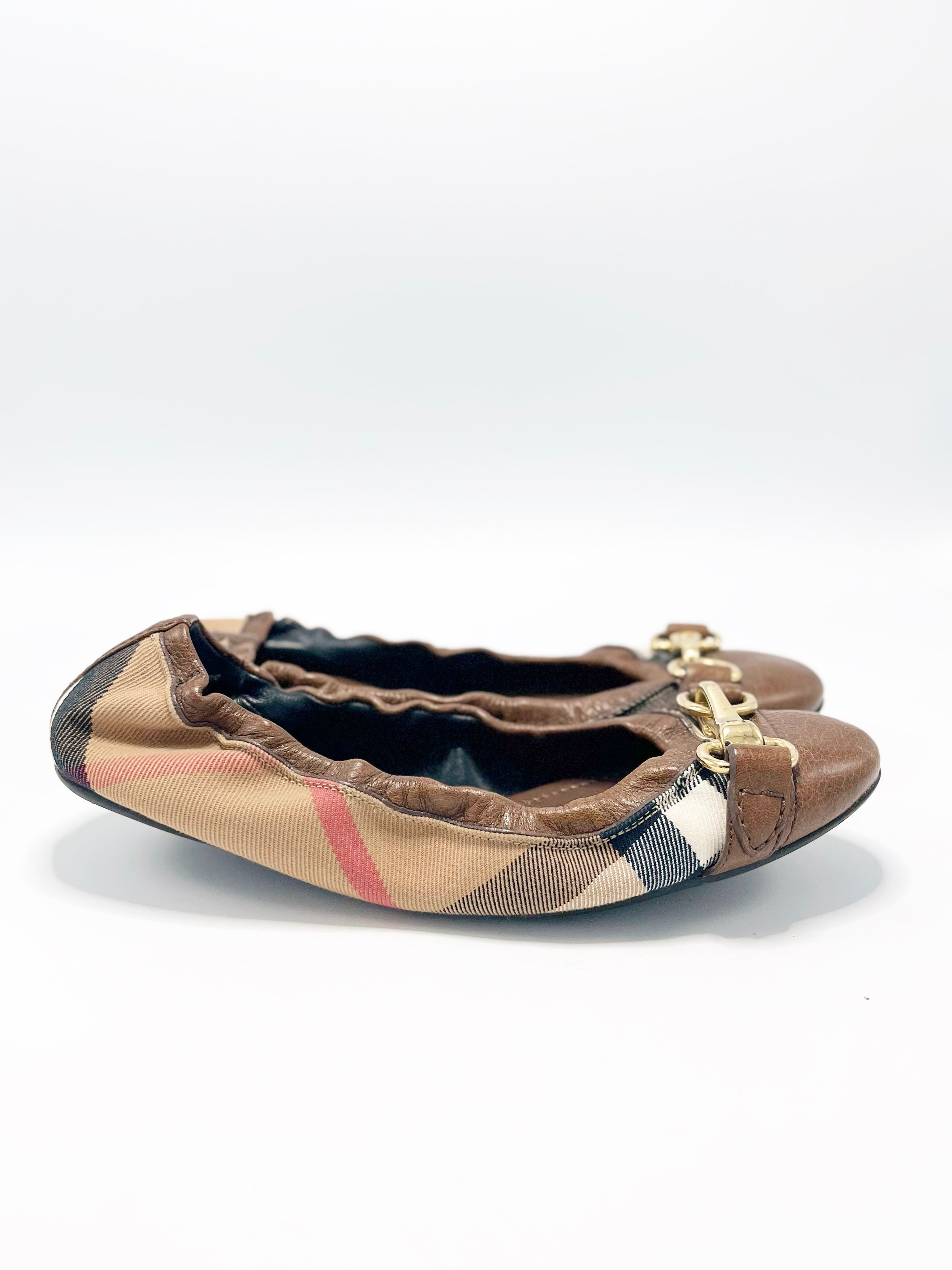 Flats burberry outlet precio