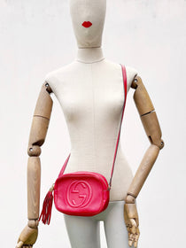 Bandolera Gucci Soho Disco Bag roja